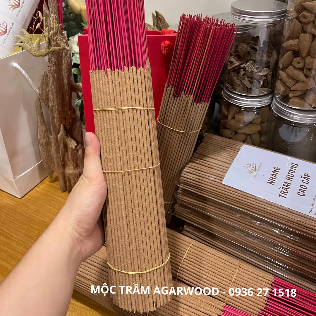 Agarwood Incense Sticks – Natural Vietnamese Agarwood for Worship &amp; Daily Use